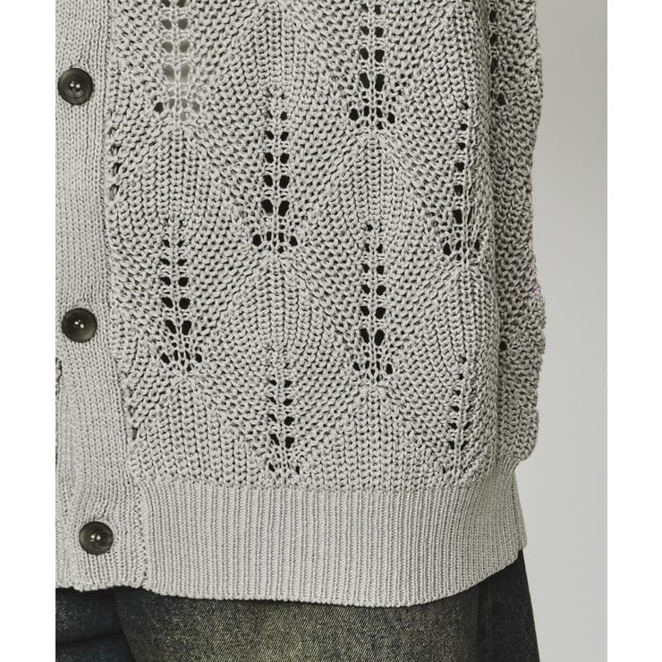 リーフジャカードニットシャツポロ | tk.TAKEO KIKUCHI | 詳細画像20 