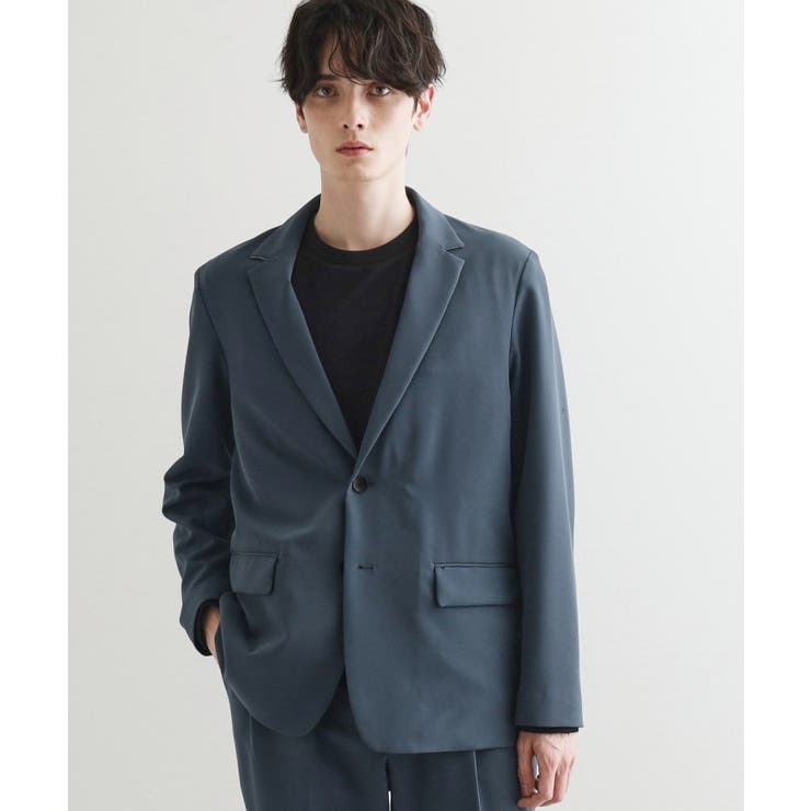 ブルー(092) | 360度ストレッチテーラードジャケット（セットアップ対応） | tk.TAKEO KIKUCHI