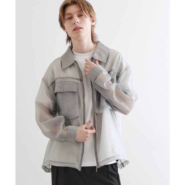 グレー(012) | シアーシャツアウター | tk.TAKEO KIKUCHI