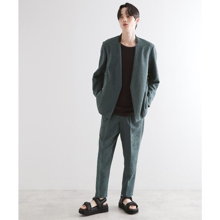 【セットアップ対応】テッククレープノーカラージャケット | tk.TAKEO KIKUCHI | 詳細画像8 