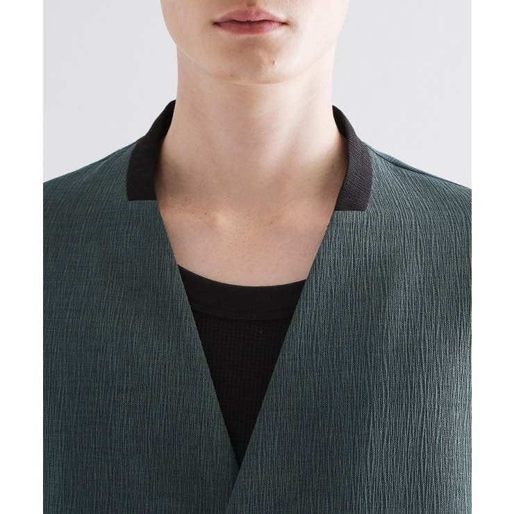 【セットアップ対応】テッククレープノーカラージャケット | tk.TAKEO KIKUCHI | 詳細画像13 