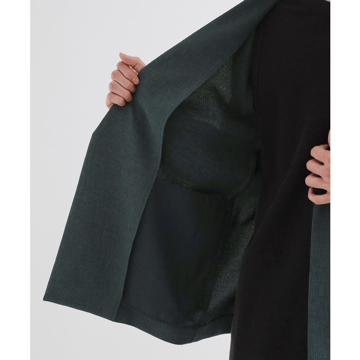 【セットアップ対応】テッククレープノーカラージャケット | tk.TAKEO KIKUCHI | 詳細画像17 