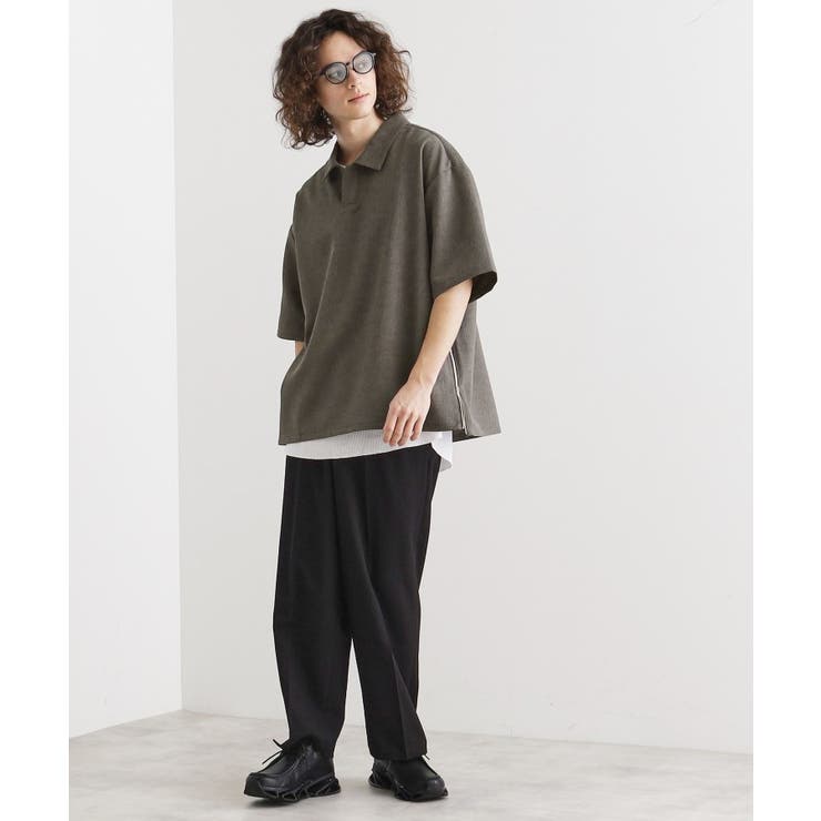 【セットアップ対応】テッククレープスキッパーシャツ | tk.TAKEO KIKUCHI | 詳細画像3 