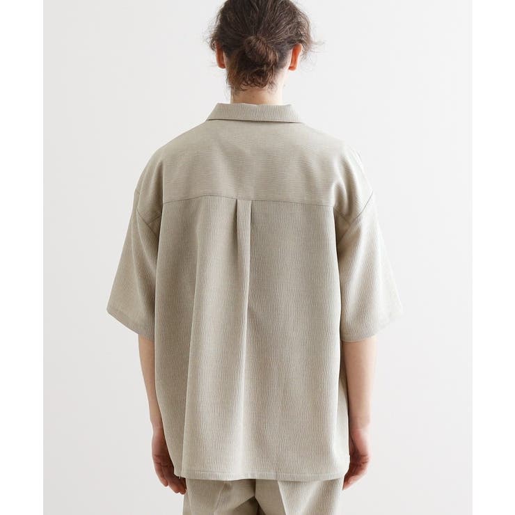 【セットアップ対応】テッククレープスキッパーシャツ | tk.TAKEO KIKUCHI | 詳細画像20 