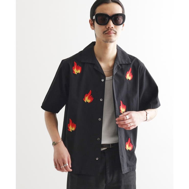 K’PJT by AYUTA 『炎刺繍シャツ』 | tk.TAKEO KIKUCHI | 詳細画像4 