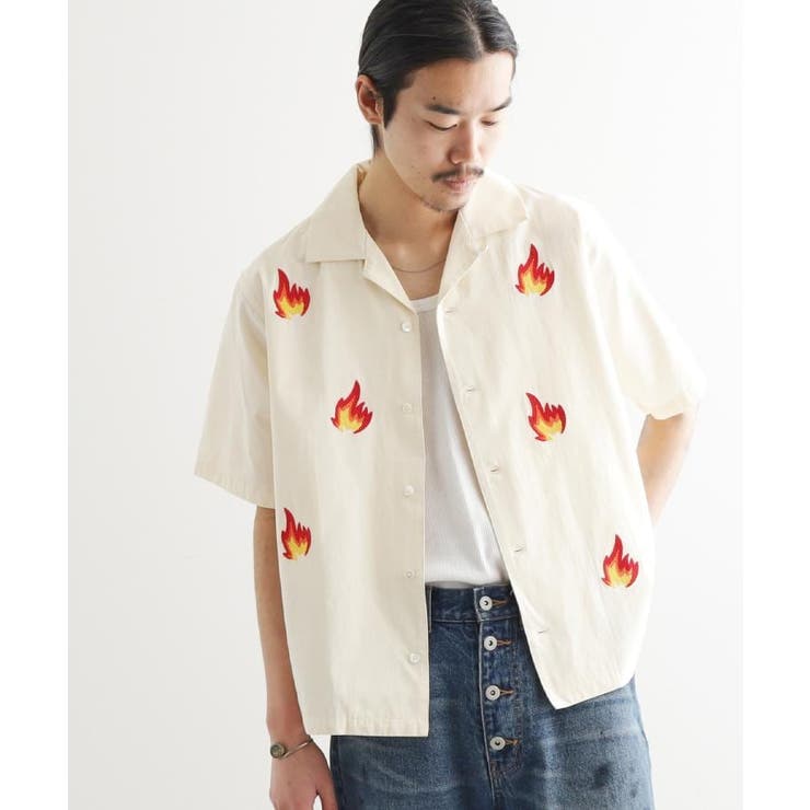 K’PJT by AYUTA 『炎刺繍シャツ』 | tk.TAKEO KIKUCHI | 詳細画像9 