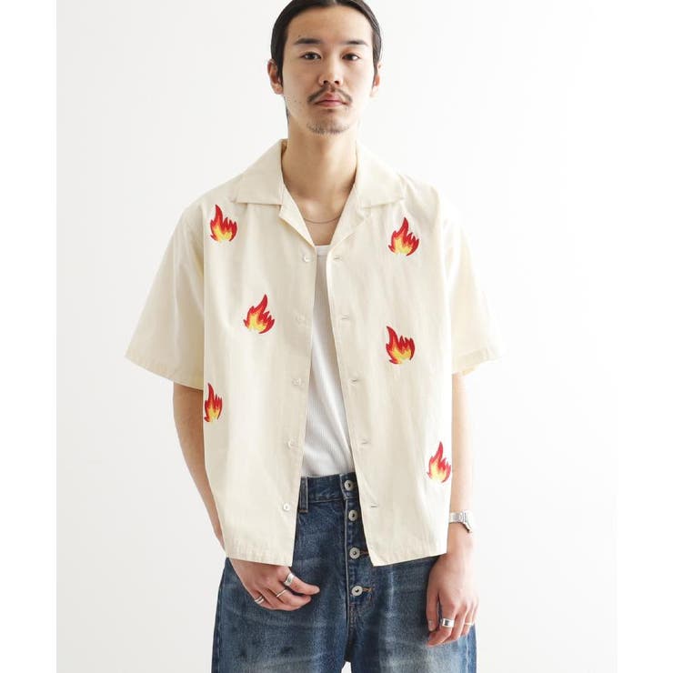 K’PJT by AYUTA 『炎刺繍シャツ』 | tk.TAKEO KIKUCHI | 詳細画像7 