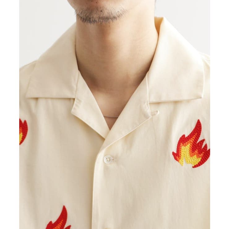 K’PJT by AYUTA 『炎刺繍シャツ』 | tk.TAKEO KIKUCHI | 詳細画像15 