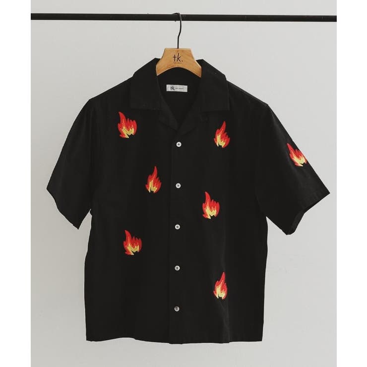 K’PJT by AYUTA 『炎刺繍シャツ』 | tk.TAKEO KIKUCHI | 詳細画像3 