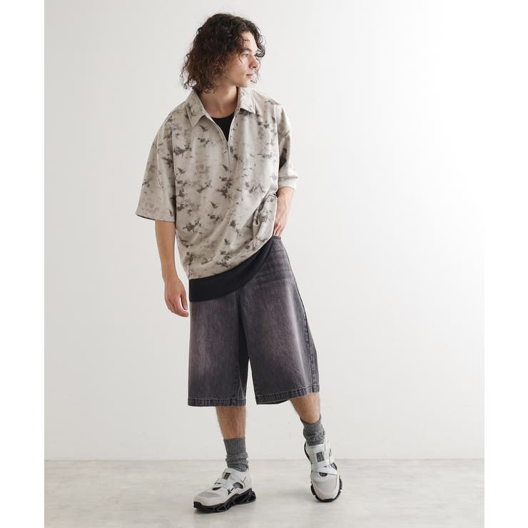 ヴィンテージライクハーフジップポロシャツ | tk.TAKEO KIKUCHI | 詳細画像15 