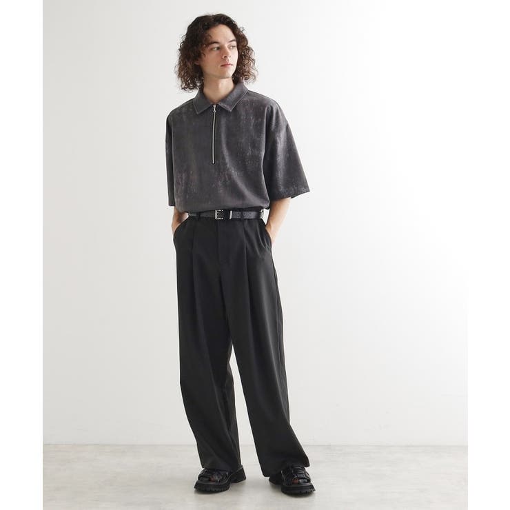 ヴィンテージライクハーフジップポロシャツ | tk.TAKEO KIKUCHI | 詳細画像18 