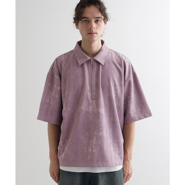 ヴィンテージライクハーフジップポロシャツ | tk.TAKEO KIKUCHI | 詳細画像29 