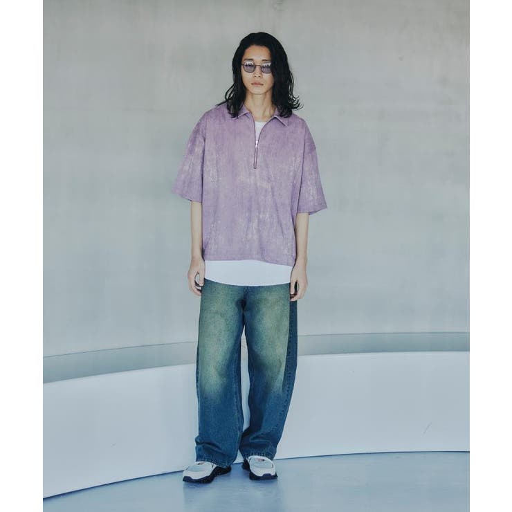 ヴィンテージライクハーフジップポロシャツ | tk.TAKEO KIKUCHI | 詳細画像10 