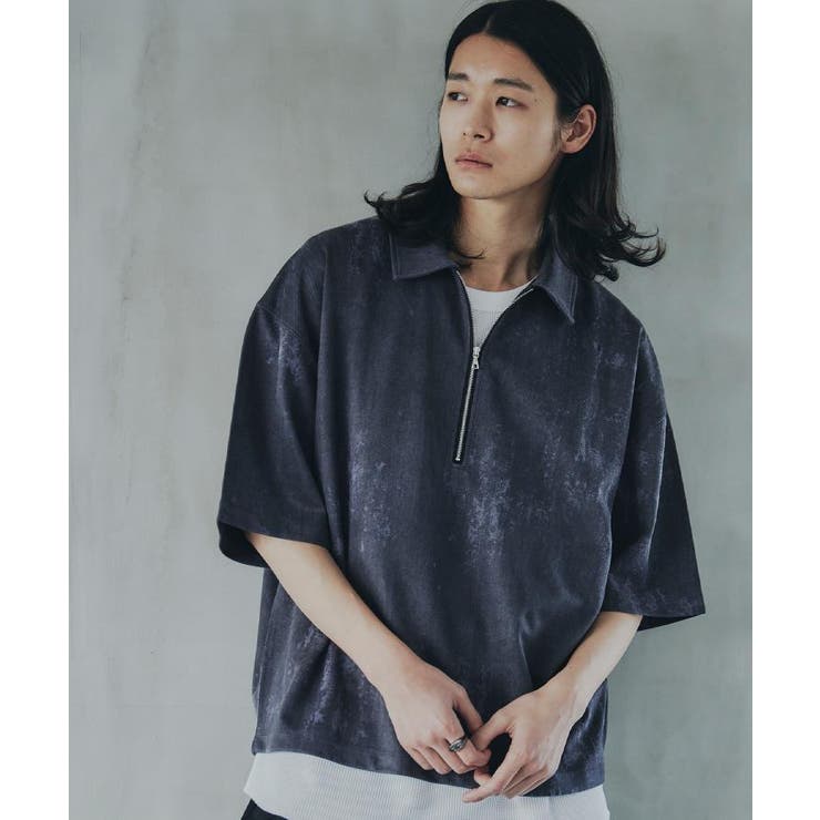 ヴィンテージライクハーフジップポロシャツ | tk.TAKEO KIKUCHI | 詳細画像7 