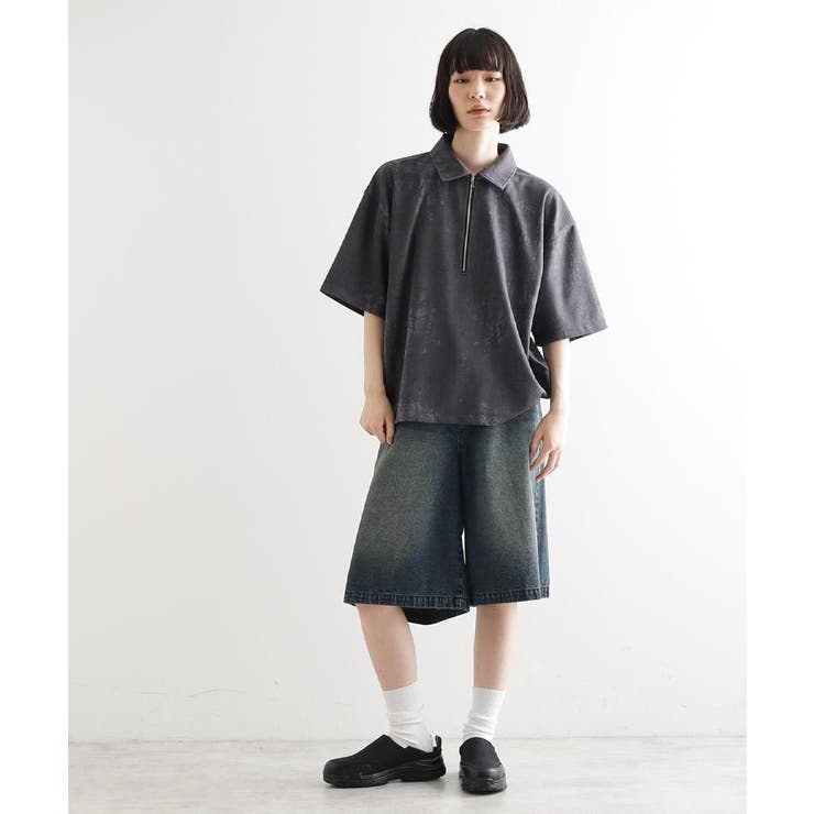 ヴィンテージライクハーフジップポロシャツ | tk.TAKEO KIKUCHI | 詳細画像36 