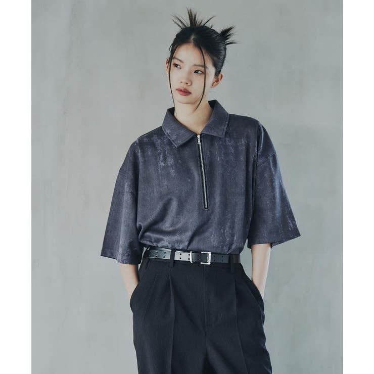 ヴィンテージライクハーフジップポロシャツ | tk.TAKEO KIKUCHI | 詳細画像39 