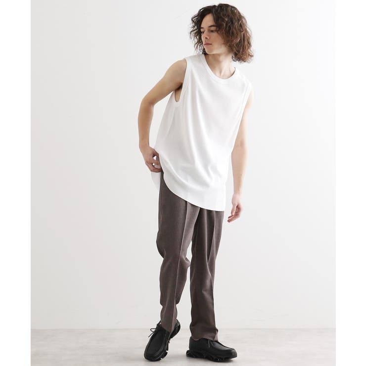 ワッフルノースリーブタンクトップ | tk.TAKEO KIKUCHI | 詳細画像3 