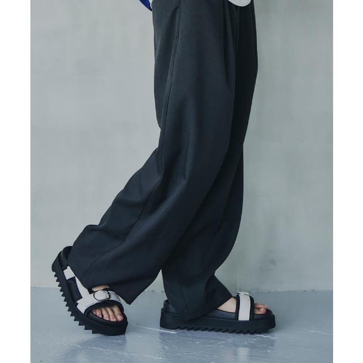 グレー(012) | 身長＋4.2cmアソートシャークソールボリュームサンダル | tk.TAKEO KIKUCHI