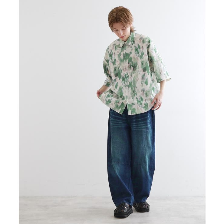 楊柳ブラープリントシャツ | tk.TAKEO KIKUCHI | 詳細画像7 