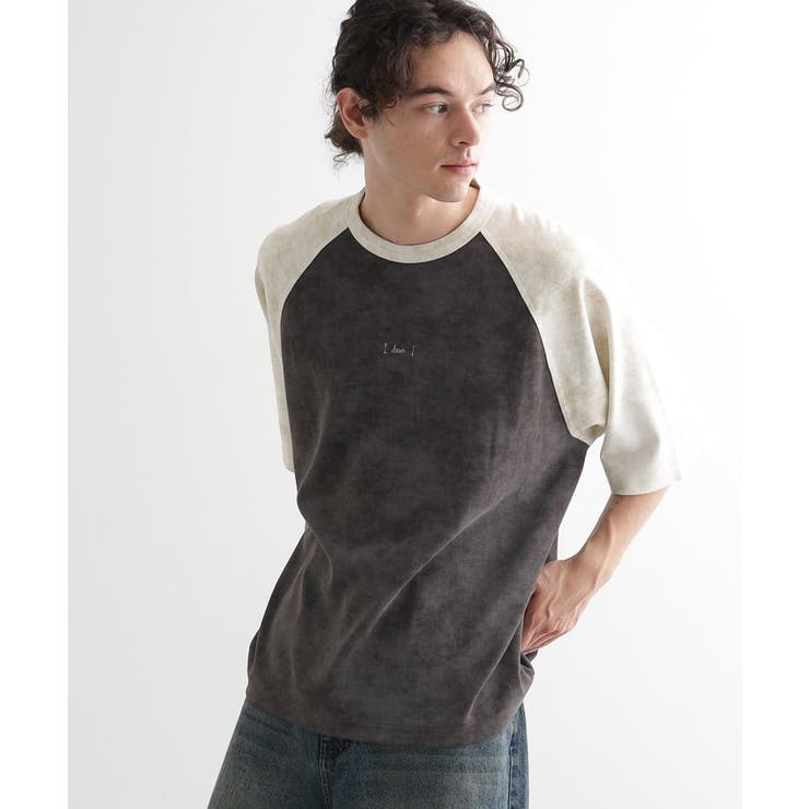 チャコールグレー(414) | ヴィンテージライクラグランTシャツ | tk.TAKEO KIKUCHI