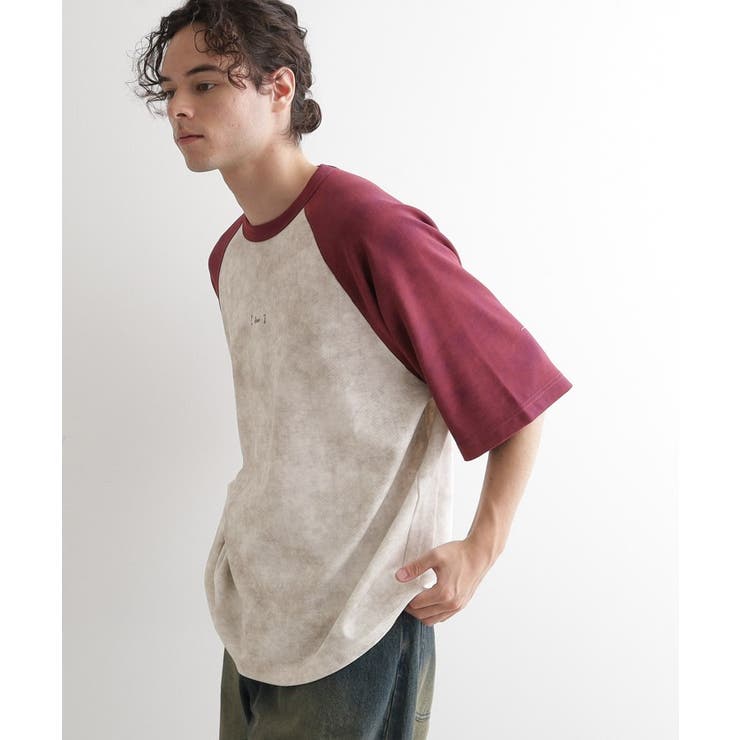 ピンク(471) | ヴィンテージライクラグランTシャツ | tk.TAKEO KIKUCHI