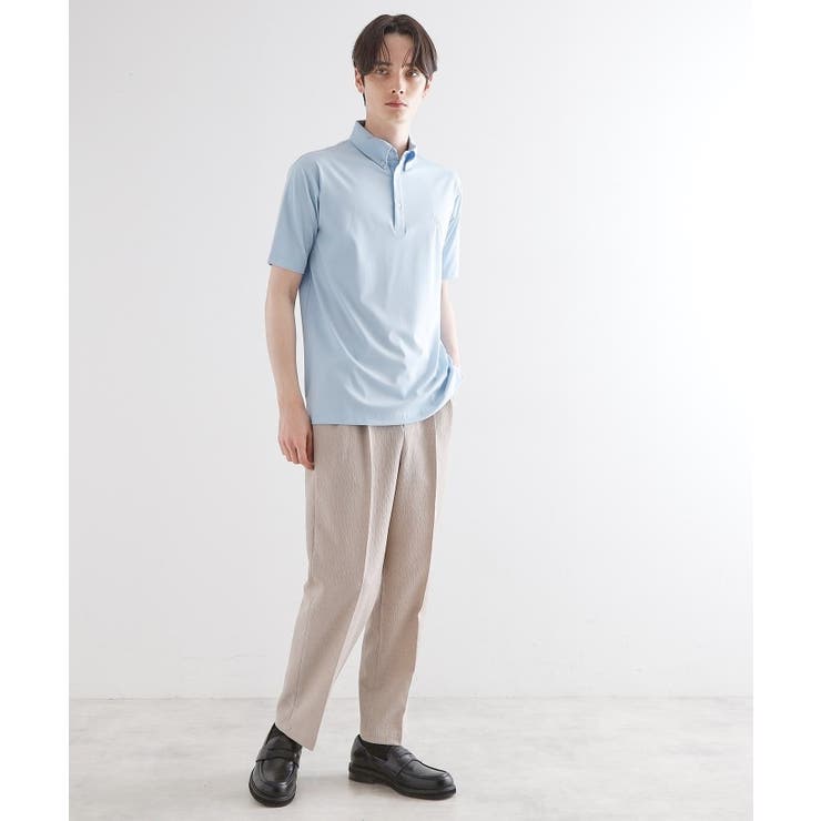 【マシンウォッシャブル】ハイゲージジャージストレッチポロシャツ | tk.TAKEO KIKUCHI | 詳細画像8 