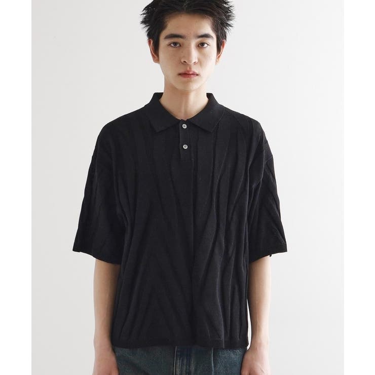 ジャカードニットポロ | tk.TAKEO KIKUCHI | 詳細画像14 