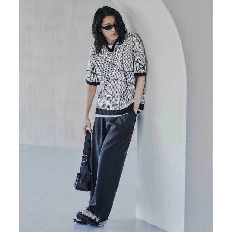 ラインアートニットポロ | tk.TAKEO KIKUCHI | 詳細画像11 