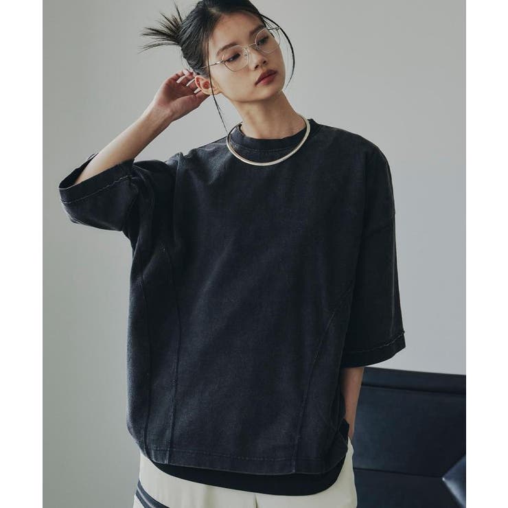 ヴィンテージクロップドTシャツ/ヴィンテージライク/半袖Tシャツ | tk.TAKEO KIKUCHI | 詳細画像10 