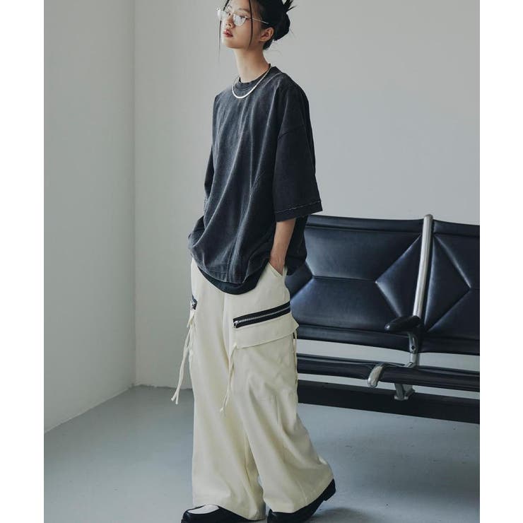 ヴィンテージクロップドTシャツ/ヴィンテージライク/半袖Tシャツ | tk.TAKEO KIKUCHI | 詳細画像11 