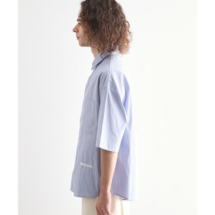 ストライプ刺繍シャツ | tk.TAKEO KIKUCHI | 詳細画像11 