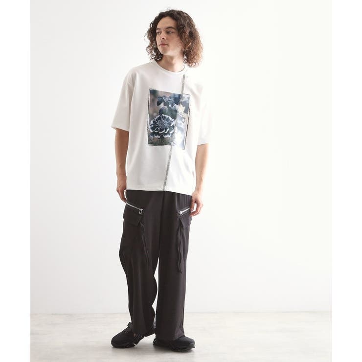 インバージョンフラワーカットソー | tk.TAKEO KIKUCHI | 詳細画像4 