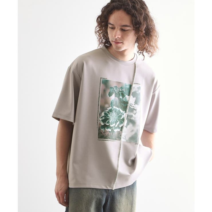 ライトグレー(011) | インバージョンフラワーカットソー | tk.TAKEO KIKUCHI