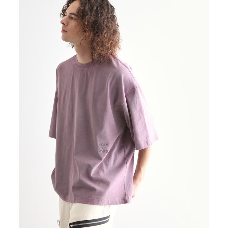 ピンク(071) | ヴィンテージライクTシャツ/ヴィンテージ加工/半袖Tシャツ | tk.TAKEO KIKUCHI