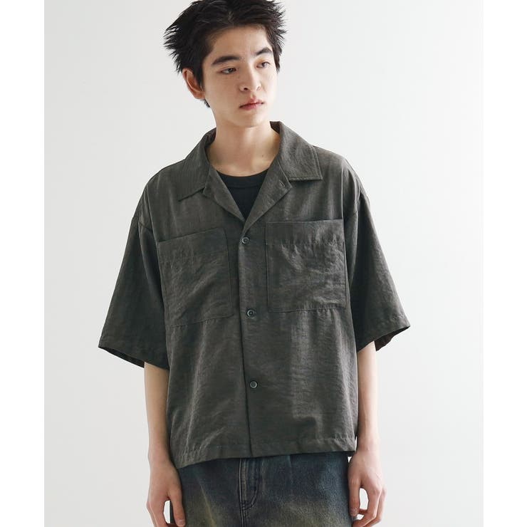 ヴィンテージライククロップドシャツ | tk.TAKEO KIKUCHI | 詳細画像6 