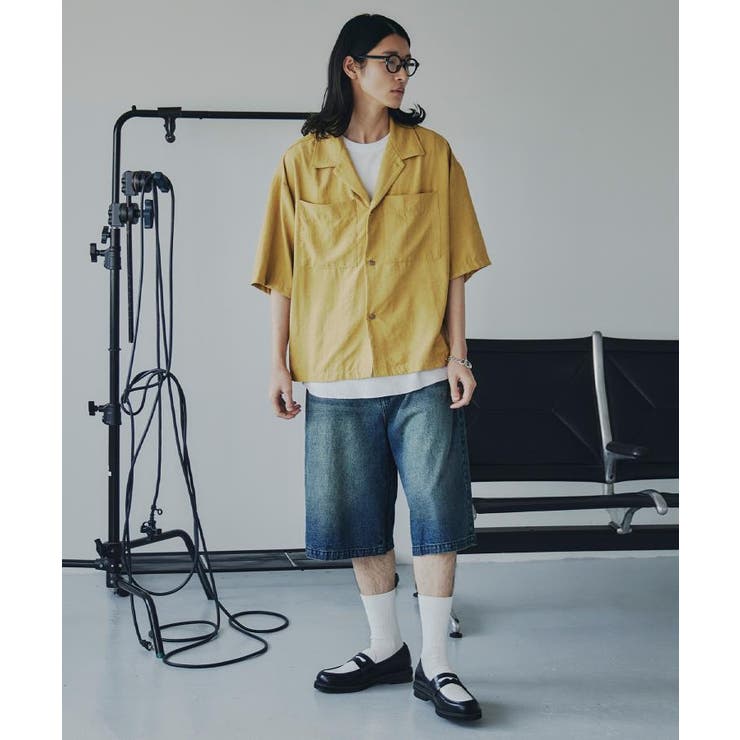 ヴィンテージライククロップドシャツ | tk.TAKEO KIKUCHI | 詳細画像2 