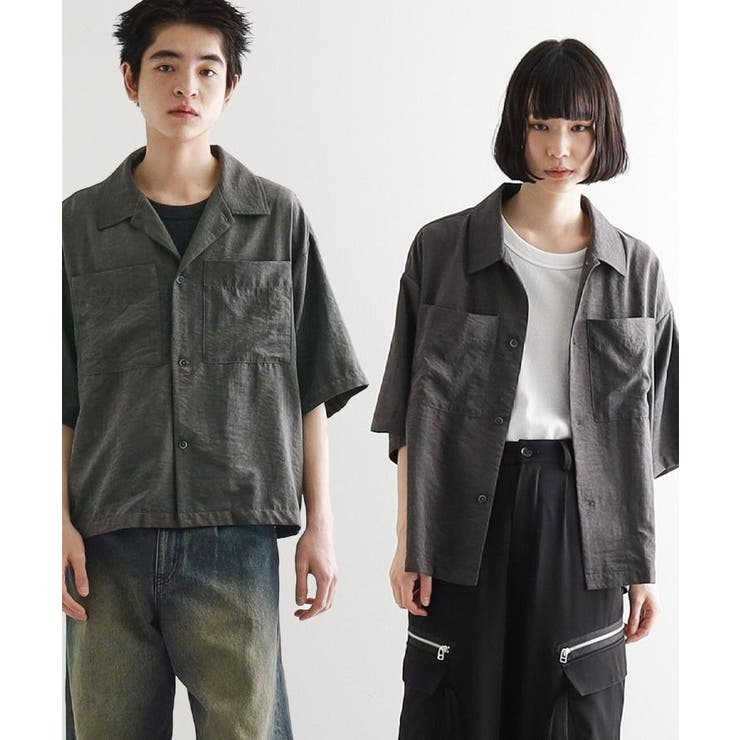 ヴィンテージライククロップドシャツ | tk.TAKEO KIKUCHI | 詳細画像5 