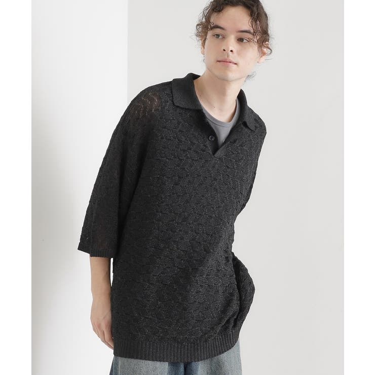 ストローヤーンポロニット | tk.TAKEO KIKUCHI | 詳細画像6 