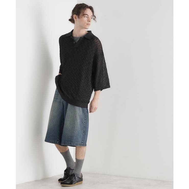 ストローヤーンポロニット | tk.TAKEO KIKUCHI | 詳細画像8 