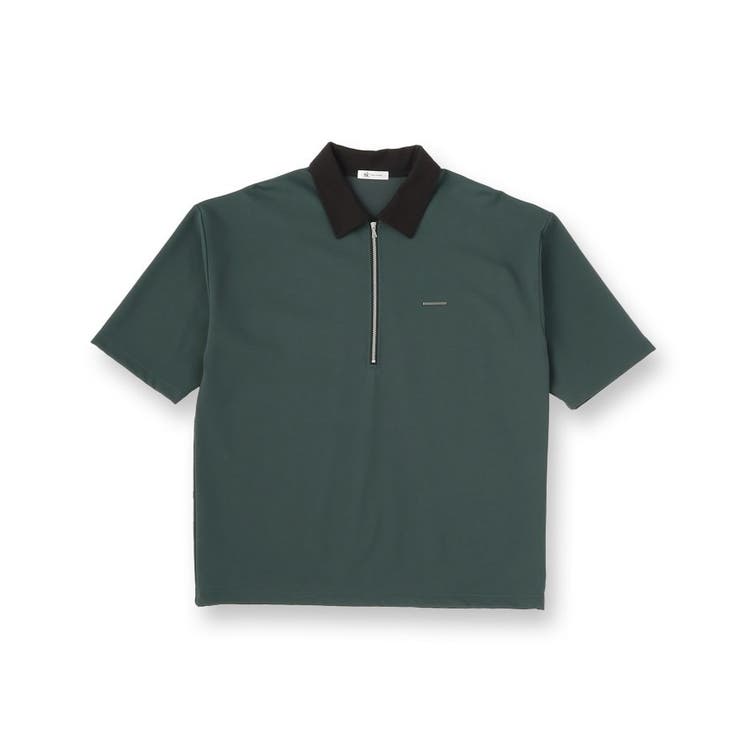 配色ハーフジップポロシャツ | tk.TAKEO KIKUCHI | 詳細画像1 