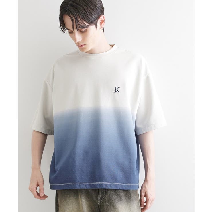 グラデーションダイ5分袖カットソー | tk.TAKEO KIKUCHI | 詳細画像2 