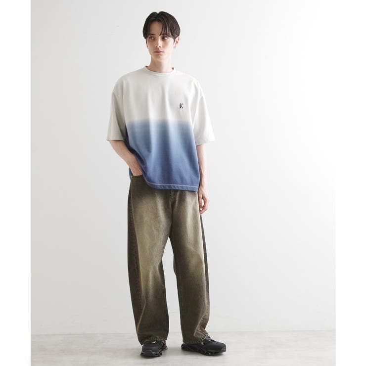 グラデーションダイ5分袖カットソー | tk.TAKEO KIKUCHI | 詳細画像4 