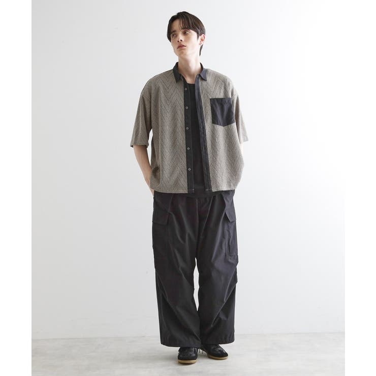 ダブルレース5分袖シャツ | tk.TAKEO KIKUCHI | 詳細画像7 