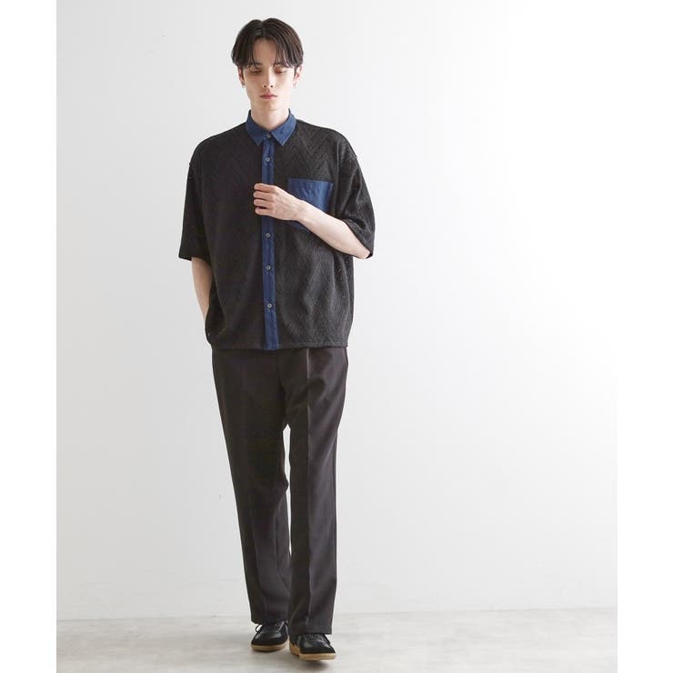 ダブルレース5分袖シャツ | tk.TAKEO KIKUCHI | 詳細画像11 