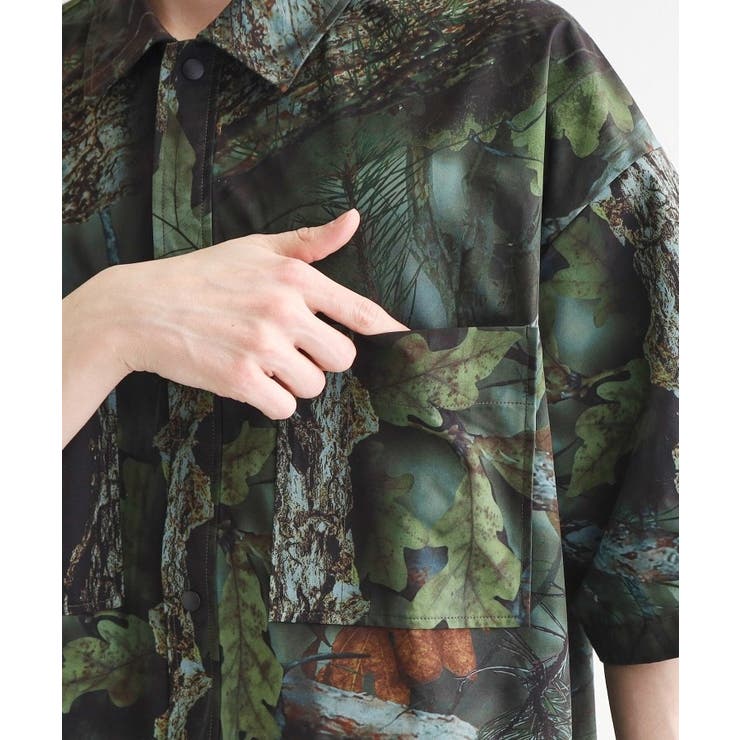 リアルツリーカモフラシャツ | tk.TAKEO KIKUCHI | 詳細画像14 