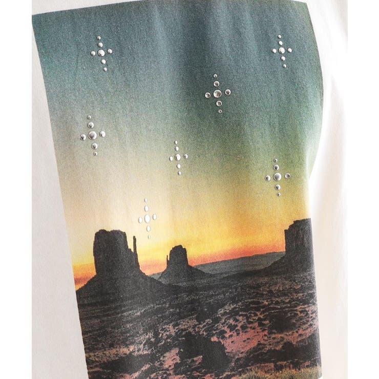 ウェスタンフォトスタッズTシャツ | tk.TAKEO KIKUCHI | 詳細画像9 