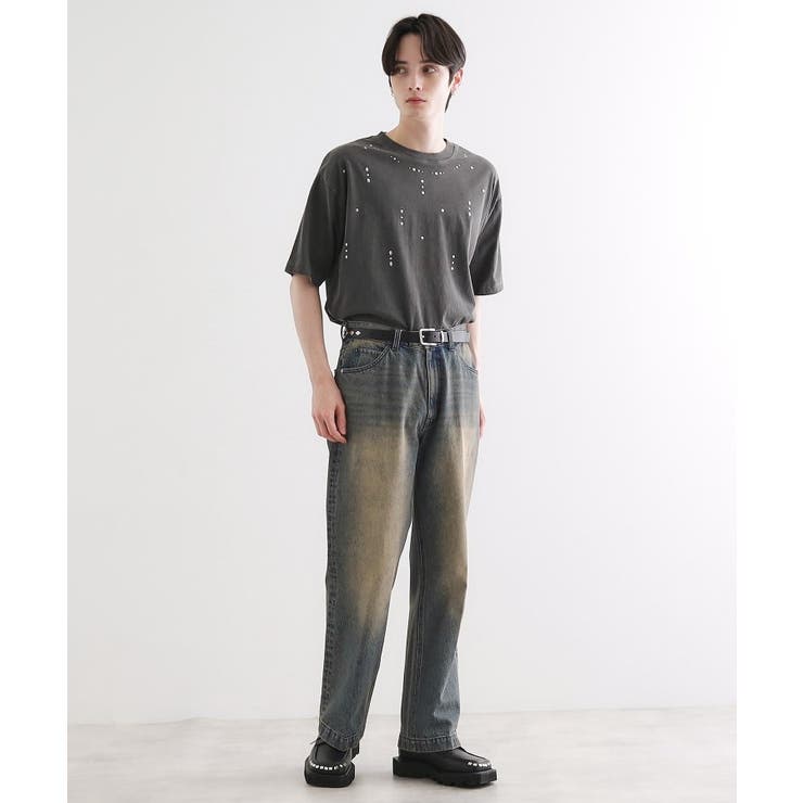 ヴィンテージライクスタッズTシャツ | tk.TAKEO KIKUCHI | 詳細画像5 