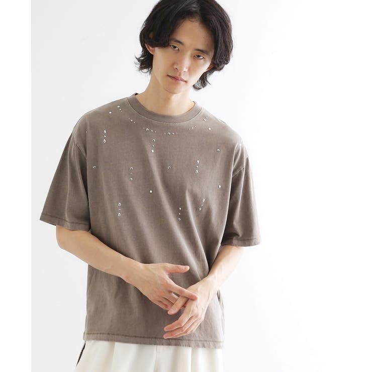 ヴィンテージライクスタッズTシャツ | tk.TAKEO KIKUCHI | 詳細画像13 