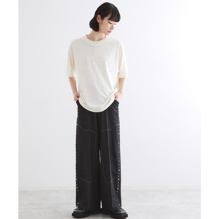 ヴィンテージライクスタッズTシャツ | tk.TAKEO KIKUCHI | 詳細画像11 