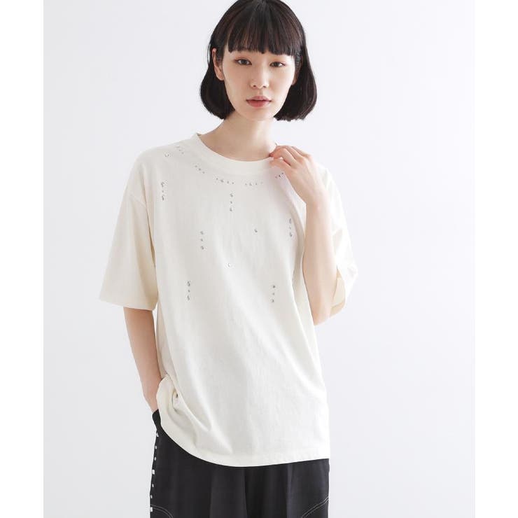 ヴィンテージライクスタッズTシャツ | tk.TAKEO KIKUCHI | 詳細画像10 